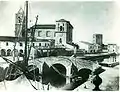 Le vieux pont du port-canal de Cesenatico en 1899