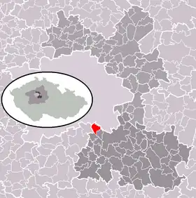 Localisation de Čestlice