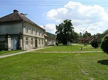 Cetechovice : centre du village.