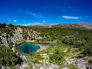 Source de la rivière Cetina. Juin 2018.