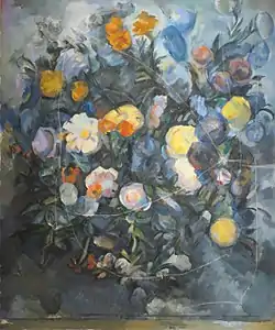 Cézanne - Fleurs d'après Delacroix - Musée Pouchkine - Moscou.