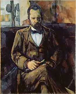 Paul Cézanne, Portrait d'Ambroise Vollard (1899).