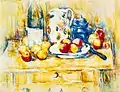 Paul Cézanne, Nature morte avec des pommes et un pot à lait, 1900-1906.