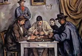 Les Joueurs de cartes, 1890-1892, 134 × 181,5 cm, Barnes Foundation, Merion, Pennsylvania