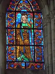 Ecclesia, vitrail du transept nord, cathédrale de Châlons-en-Champagne, 2e moitié du XIIIe siècle