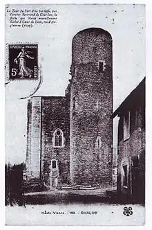 La tour Maulmont. Carte postale ancienne, vers 1900.