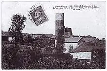 Châlus Maulmont présenté comme château assiégé par Richard.