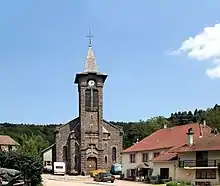 Église des Saints-Anges-et-Sainte-Barbe de Châtas