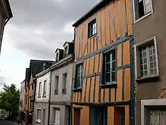 Maisons à colombages à Château-Gontier.