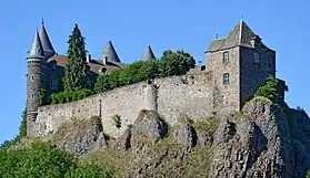 château du Sailhant à Andelat.