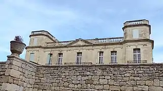 Vue générale du château.