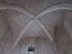 Croisée d'ogives de la tour nord du château
