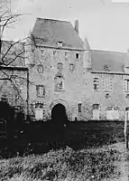 Façade arrière du châtelet.