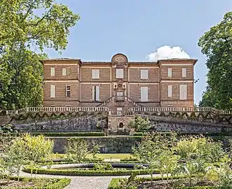 Le château de Foucaud à Gaillac, construit à partir de 1636 par Jacques de Foucaud, fils de Thomas de Foucaud et d'Anne Thouéry