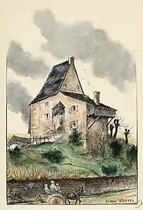 Château d'Izesteélévation, toiture