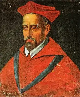 Charles de Bourbon, archevêque de Rouen et cardinal-légat d'Avignon.