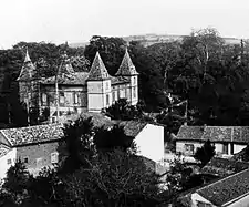 Vue d'ensemble du château, début XXe siècle