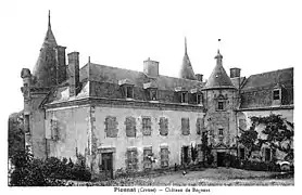 Le château de Bogenet vers 1900.