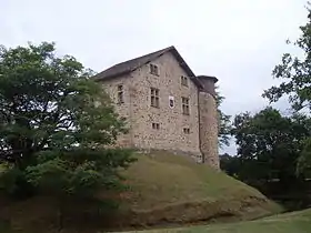 Château de Camoumotte, fossé, basse cour