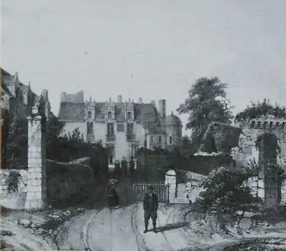 Château de Careil, représentation ancienne.