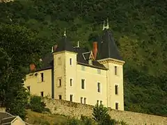 Vue générale du château de Corogna.