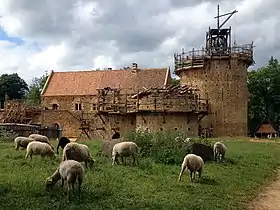 Le château de Guédelon.