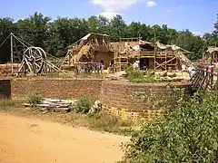 Le chantier en juillet 2006.