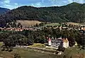 Vue du Château et du parc en 1950