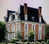 Château vu depuis le parc.