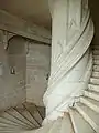Escalier : noyau central.