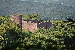 Le château de Lutzelbourg.