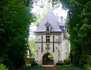 Entrée du château.