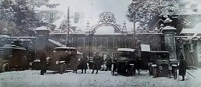 Le château en 1917