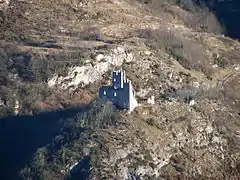 Château de Miglos (vue depuis Lapège).