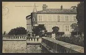 Château de Montéléger au début du XXe siècle.