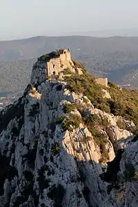 Face ouest du château.