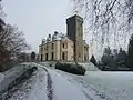 Château de Navailles sous la neige (2010).