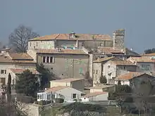 Photographie représentant le château du village de Ners.