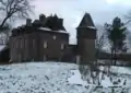 Château de Pont-Muzard sous la neige