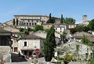 Le château et l'église