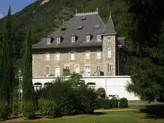 Vue générale du château de Triviers.