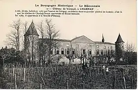 Château de Verneuil (carte postale début XXe siècle).
