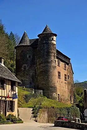 Le château de Vieillevie.