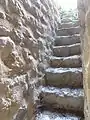 escalier menant au toit