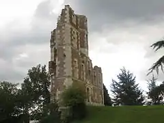 Le château vu du côté gauche.