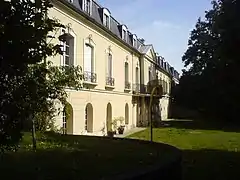 Château vu côté parc.