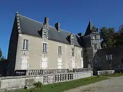 Côté sud, avec la terrasse