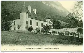 Le château du Fayet au début du XXe siècle.