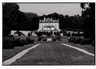 La façade Est en 1990.