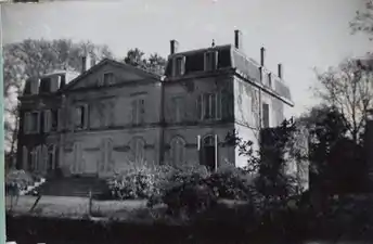 Le château du Vernay en 1949.